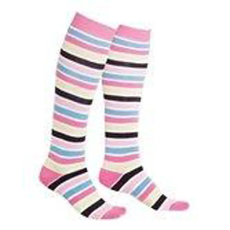The Riding Sock Co. Knee Length Stripe/Plain Socks